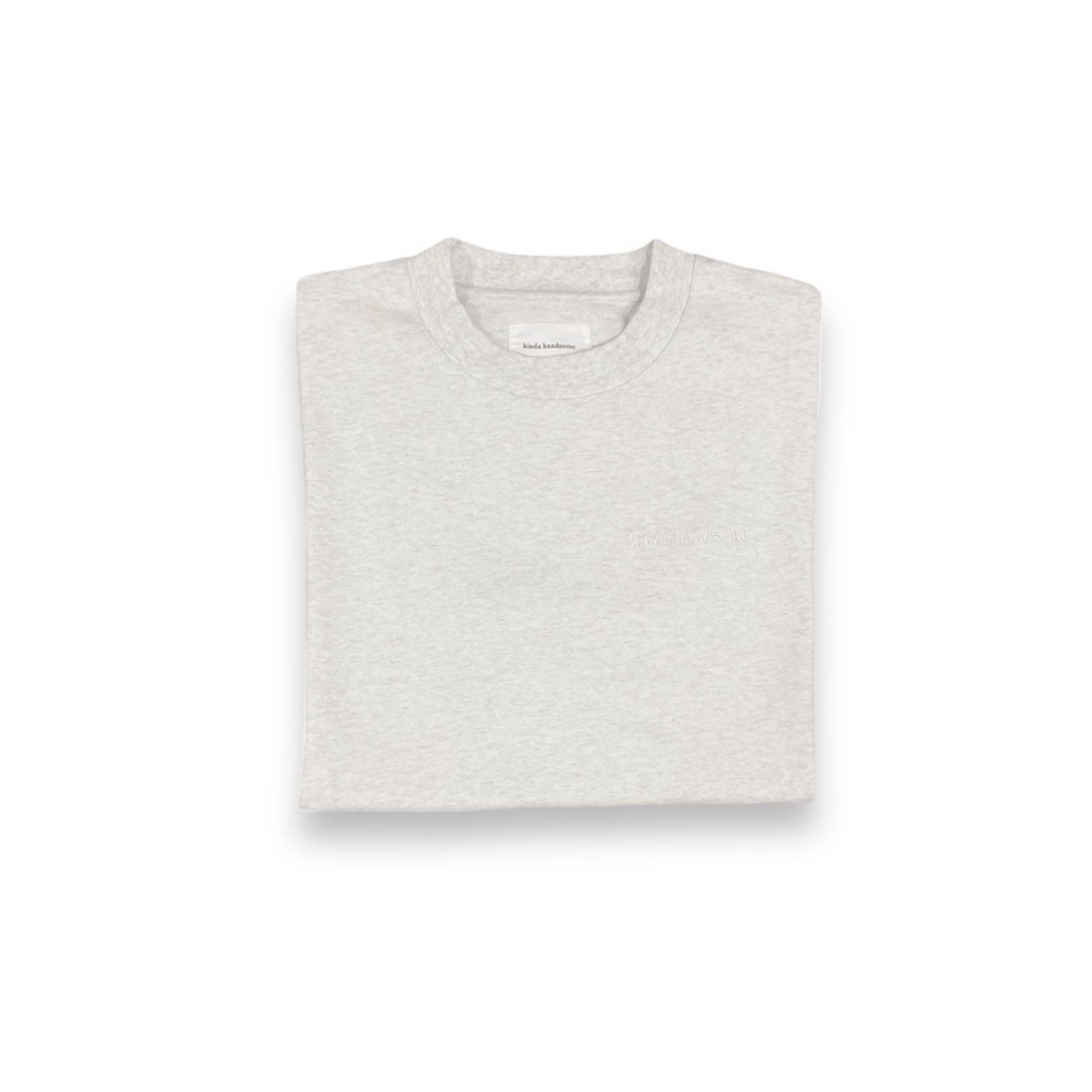 heavyweight heather tshirt folded up