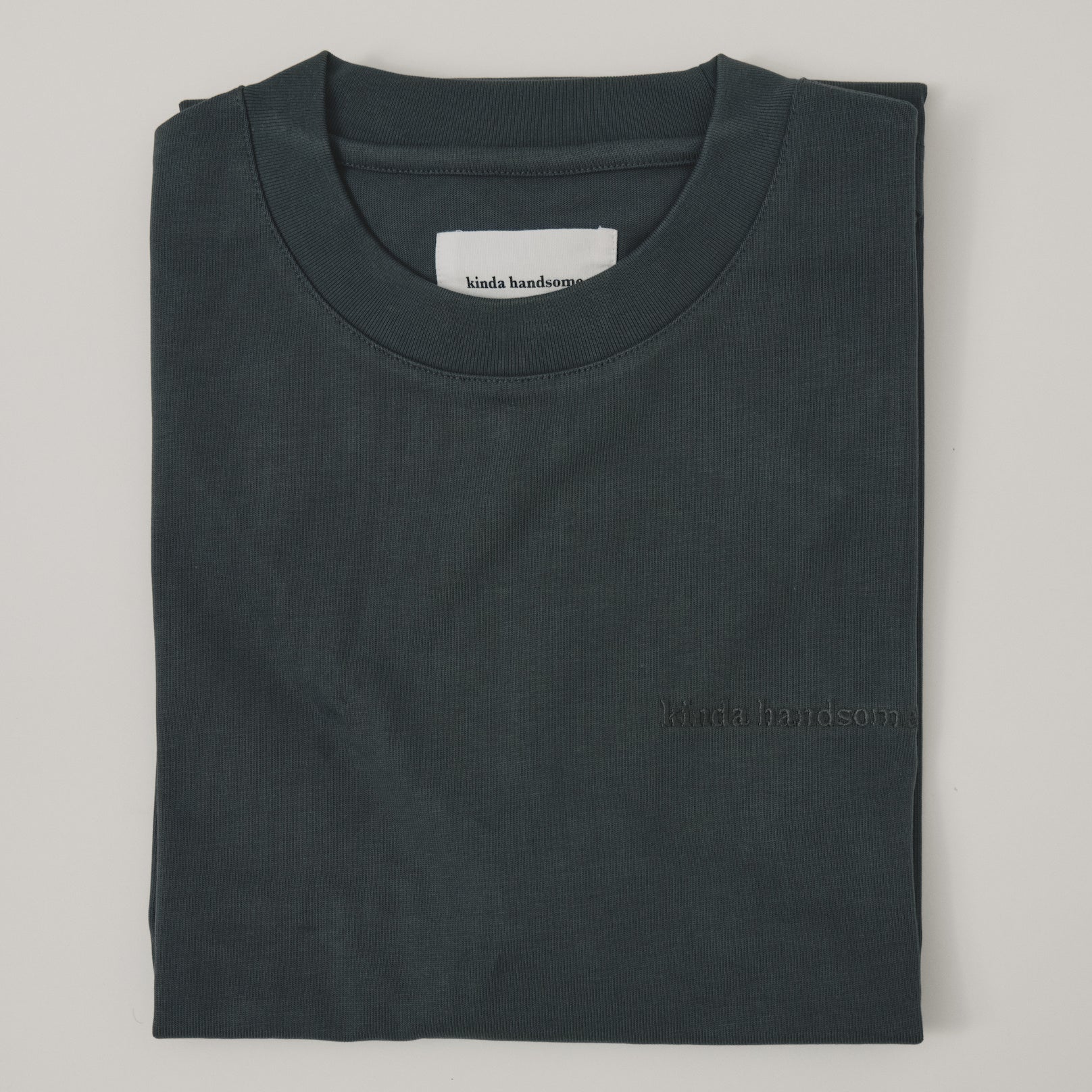Boxy heavyweight tee (Graphite)