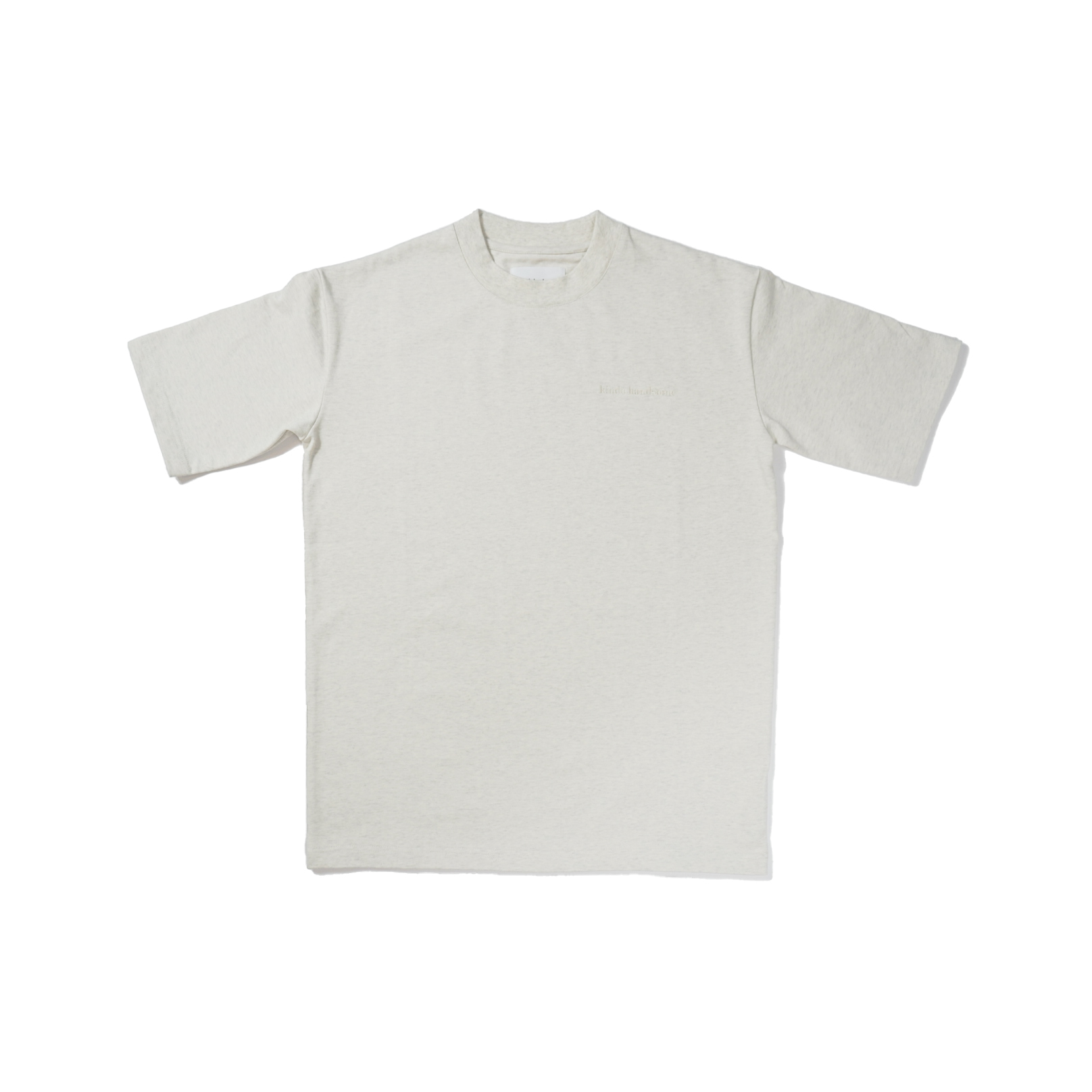 heavyweight drop shoulder heather tshirt